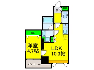 プレジオ難波ＡＳＩＡＮの物件間取画像